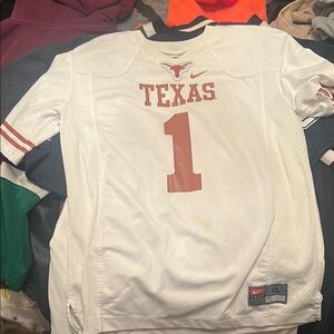 Nike Texas White and Red Jersey